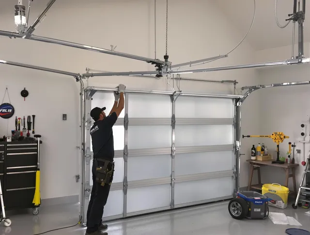 St. Cloud Garage Door Repair certified team performing precision garage door installation in St. Cloud