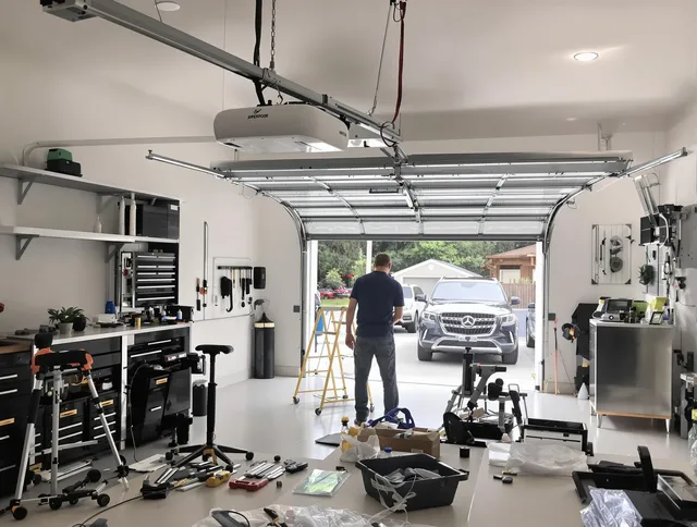 Garage door opener installation by St. Cloud Garage Door Repair in St. Cloud
