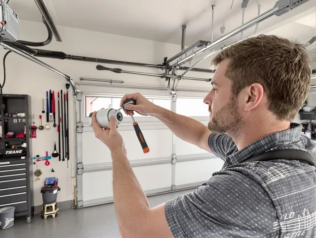 Garage door opener repair service by St. Cloud Garage Door Repair in St. Cloud